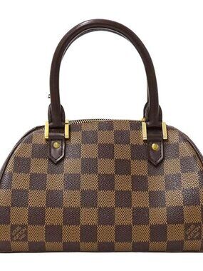 Louis Vuitton Bag Damier Handbag Riviera Mini Brown Bag Small